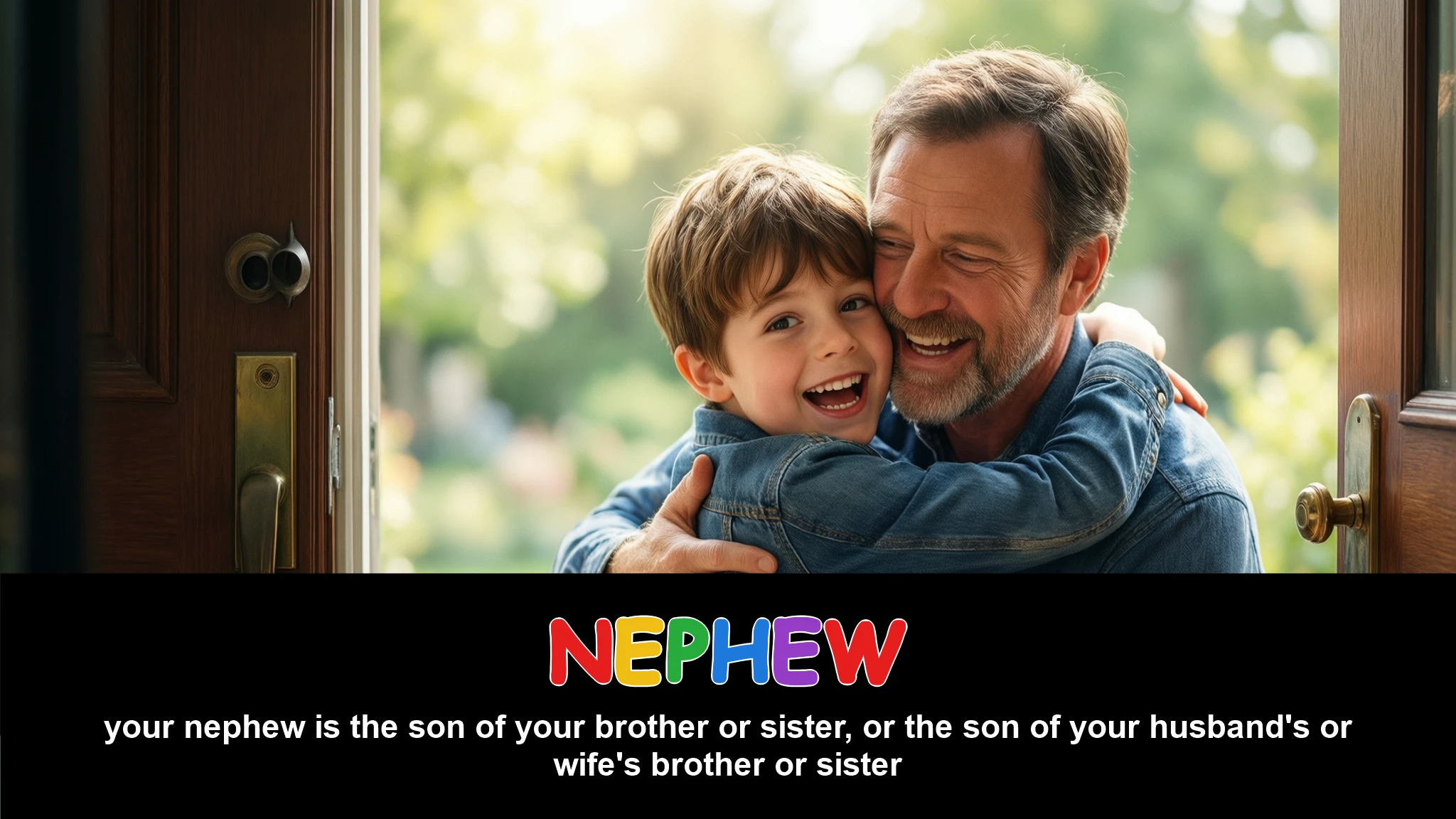 English Illustration for nephew